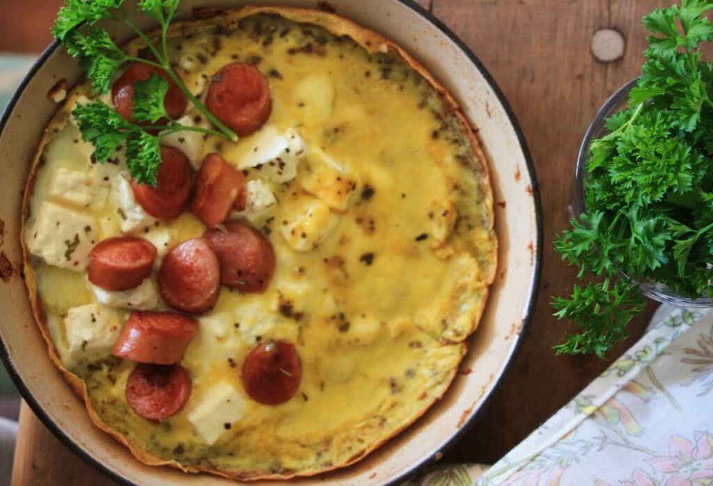 sausage omelette