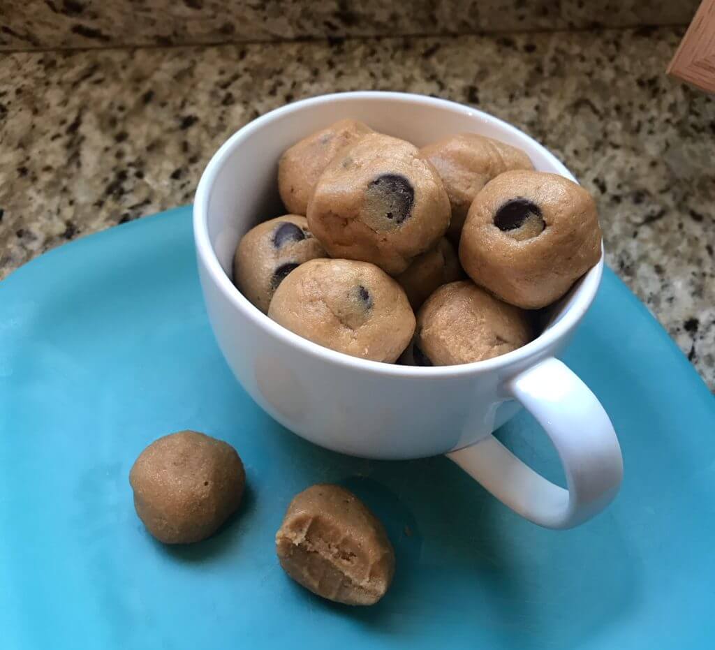 cookie dough balls