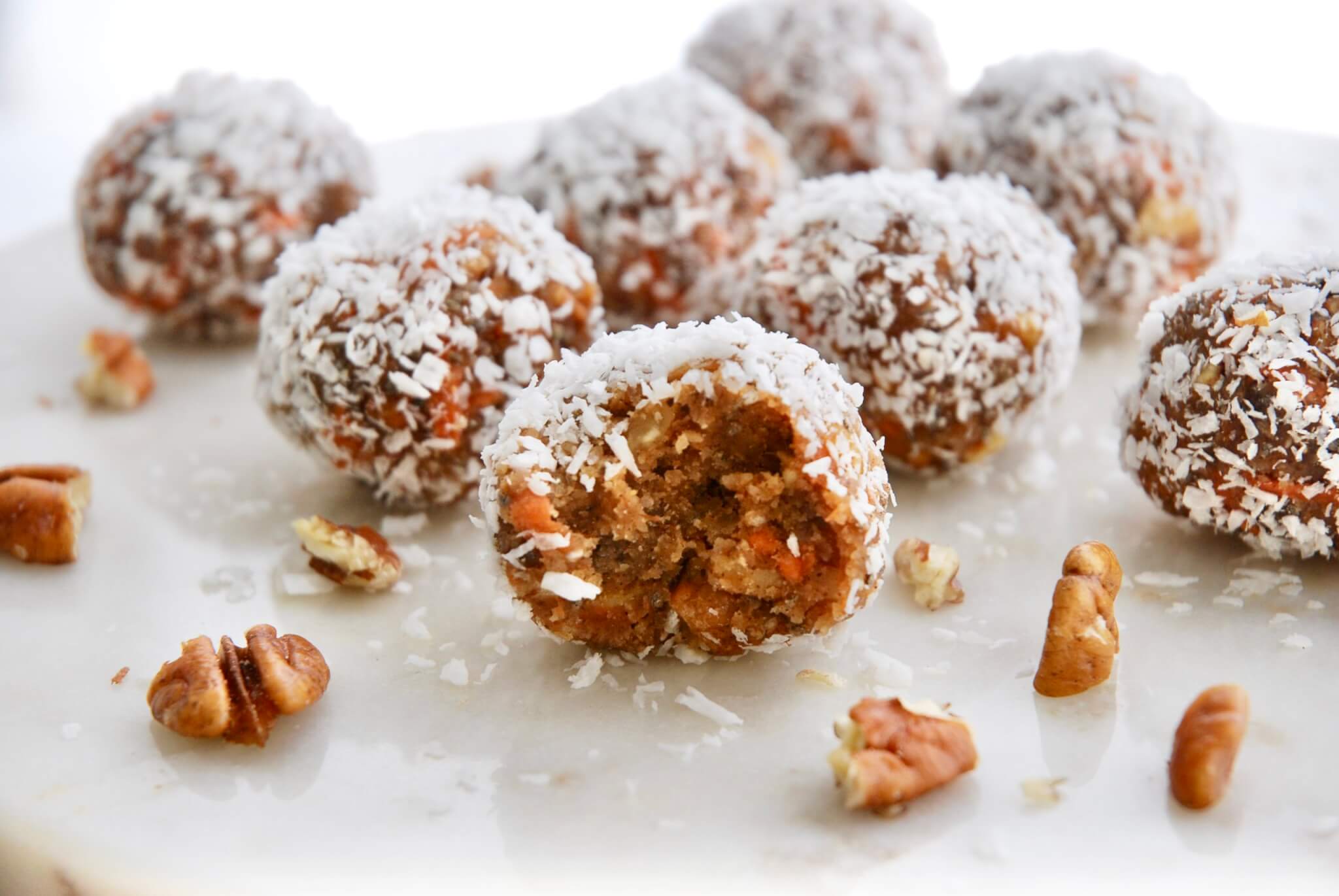 Carrot Cake Protein Balls