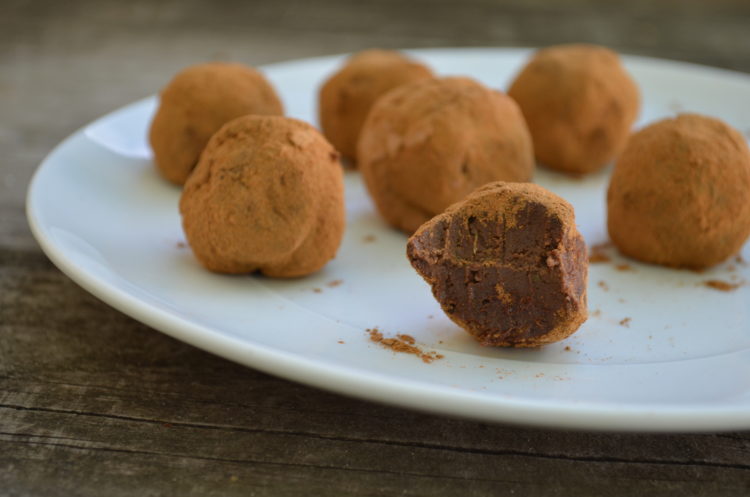 chocolate avocado truffles